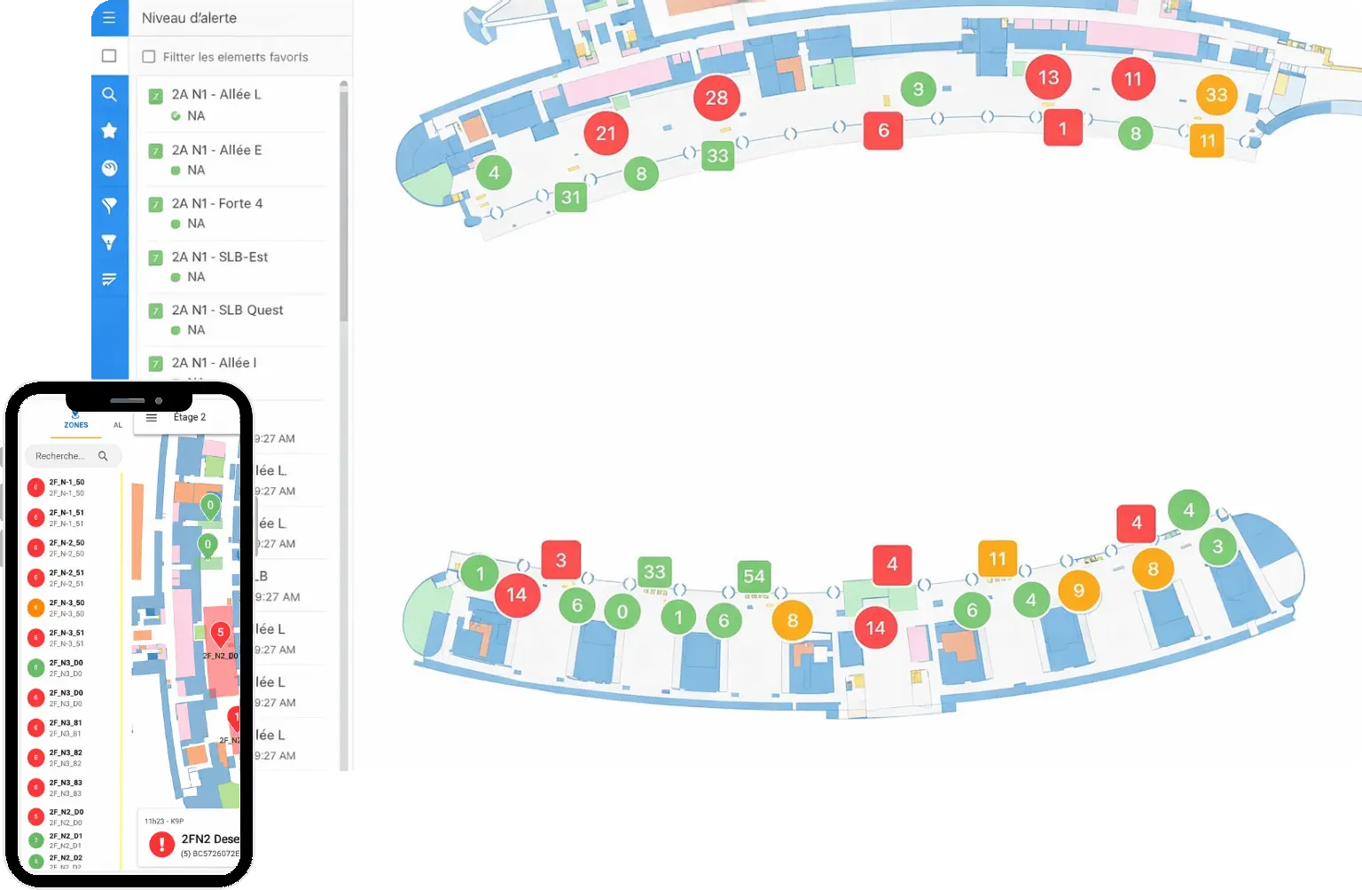 Pole Star indoor positioning and RTLS dashboard