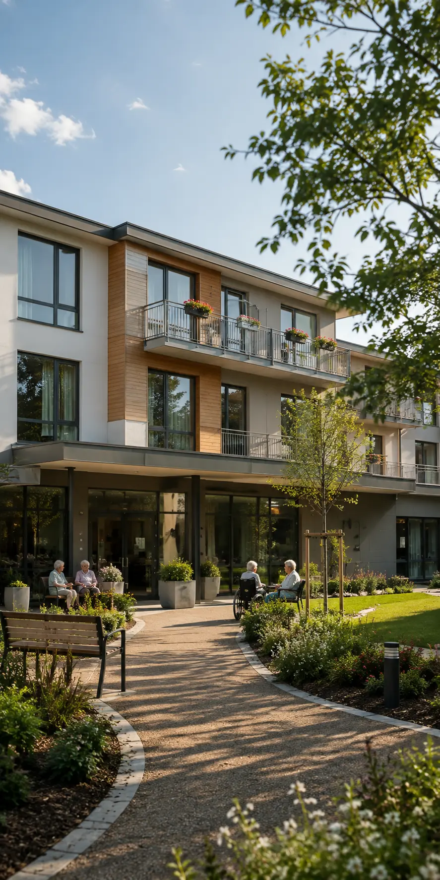 Senior living facility with indoor positioning