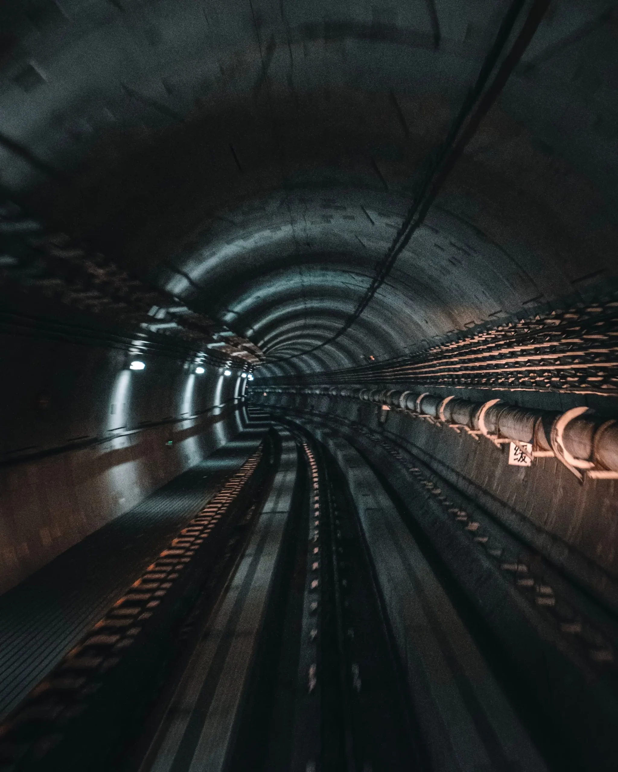 Underground metro tunnel and station environment